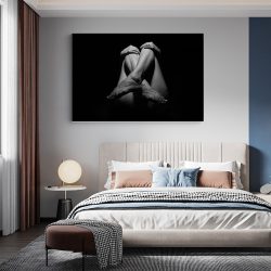 Tablou canvas detaliu corp uman picioare negru alb 1107 dormitor - Afis Poster nud femeie detaliu picioare negru alb pentru living casa birou bucatarie livrare in 24 ore la cel mai bun pret.