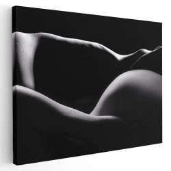 Tablou canvas detaliu nud femeie alb negru 1146 - Afis Poster nud femeie solduri alb negru pentru living casa birou bucatarie livrare in 24 ore la cel mai bun pret.