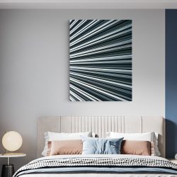 Tablou canvas fotografie abstracta grilaj metalic alb gri negru 1234 dormitor - Afis Poster tablou fotografie linii de perspectiva pentru living casa birou bucatarie livrare in 24 ore la cel mai bun pret.