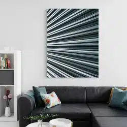 Tablou canvas fotografie abstracta grilaj metalic alb gri negru 1234 living 2 - Afis Poster tablou fotografie linii de perspectiva pentru living casa birou bucatarie livrare in 24 ore la cel mai bun pret.