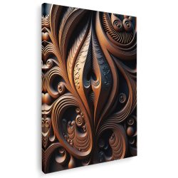 Tablou canvas lemn sculptat detaliu maro negru 1082 - Afis Poster sculptura lemn detalii maro negru pentru living casa birou bucatarie livrare in 24 ore la cel mai bun pret.