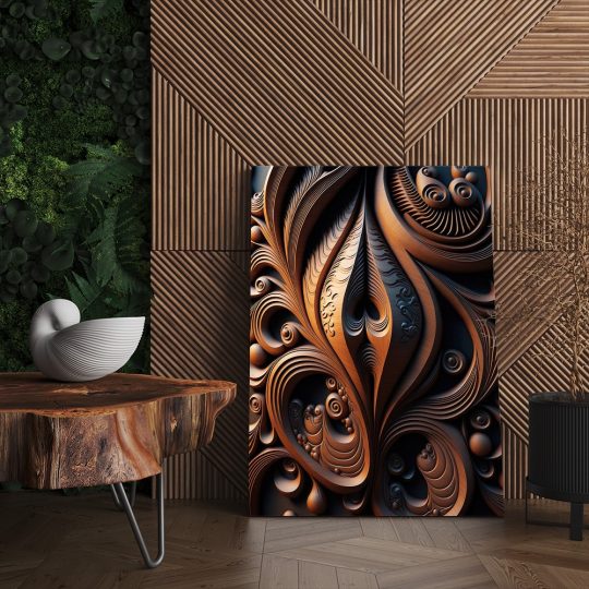 Tablou canvas lemn sculptat detaliu maro negru 1082 living - Afis Poster sculptura lemn detalii maro negru pentru living casa birou bucatarie livrare in 24 ore la cel mai bun pret.