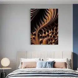 Tablou canvas lemn sculptat detaliu maro negru 1083 dormitor - Afis Poster sculptura lemn detaliu maro negru pentru living casa birou bucatarie livrare in 24 ore la cel mai bun pret.