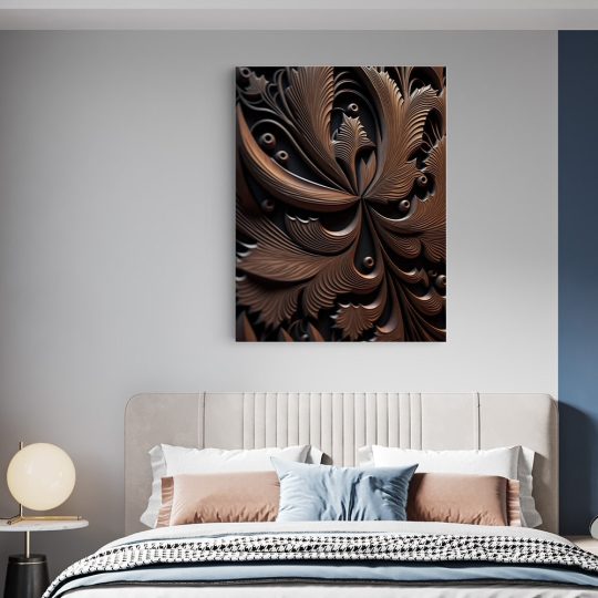 Tablou canvas lemn sculptat detaliu maro negru 1085 dormitor - Afis Poster sculptura lemn detaliu pentru living casa birou bucatarie livrare in 24 ore la cel mai bun pret.