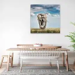 Tablou canvas mama elefant cu pui maro albastru 1293 bucatarie - Afis Poster mama elefant cu pui maro albastru pentru living casa birou bucatarie livrare in 24 ore la cel mai bun pret.