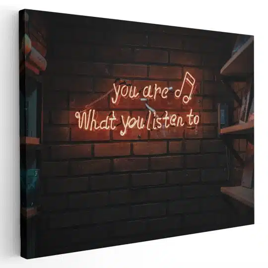 Tablou canvas mesaj motivational muzica rosu maro 1261 - Afis Poster muzica pentru living casa birou bucatarie livrare in 24 ore la cel mai bun pret.