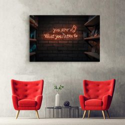 Tablou canvas mesaj motivational muzica rosu maro 1261 hol - Afis Poster muzica pentru living casa birou bucatarie livrare in 24 ore la cel mai bun pret.