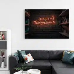 Tablou canvas mesaj motivational muzica rosu maro 1261 living - Afis Poster muzica pentru living casa birou bucatarie livrare in 24 ore la cel mai bun pret.