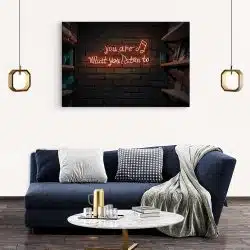 Tablou canvas mesaj motivational muzica rosu maro 1261 living modern 2 - Afis Poster muzica pentru living casa birou bucatarie livrare in 24 ore la cel mai bun pret.