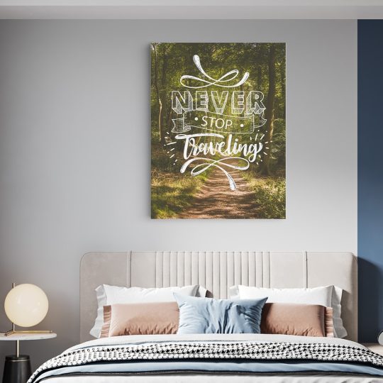 Tablou canvas mesaj motivational pentru a calatori verde 1156 dormitor - Afis Poster mesaj motivational pentru a calatori verde pentru living casa birou bucatarie livrare in 24 ore la cel mai bun pret.