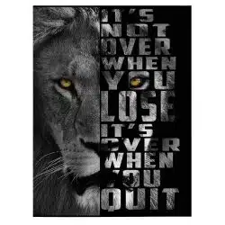 Tablou canvas mesaj motivational pentru perseverenta alb negru 1160 front - Afis Poster mesaj motivational pentru perseverenta alb negru pentru living casa birou bucatarie livrare in 24 ore la cel mai bun pret.