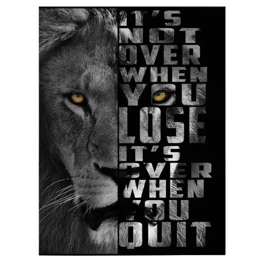 Tablou canvas mesaj motivational pentru perseverenta alb negru 1160 front - Afis Poster mesaj motivational pentru perseverenta alb negru pentru living casa birou bucatarie livrare in 24 ore la cel mai bun pret.