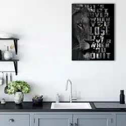 Tablou canvas mesaj motivational pentru perseverenta alb negru 1160 bucatarie - Afis Poster mesaj motivational pentru perseverenta alb negru pentru living casa birou bucatarie livrare in 24 ore la cel mai bun pret.