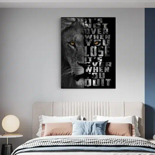 Tablou canvas mesaj motivational pentru perseverenta alb negru 1160 dormitor - Afis Poster mesaj motivational pentru perseverenta alb negru pentru living casa birou bucatarie livrare in 24 ore la cel mai bun pret.