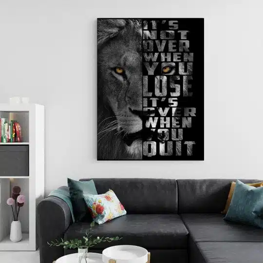 Tablou canvas mesaj motivational pentru perseverenta alb negru 1160 living 2 - Afis Poster mesaj motivational pentru perseverenta alb negru pentru living casa birou bucatarie livrare in 24 ore la cel mai bun pret.