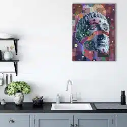 Tablou canvas pop art colaj statue antica multicolor 1093 bucatarie - Afis Poster pop art colaj statuie antica multicolor pentru living casa birou bucatarie livrare in 24 ore la cel mai bun pret.