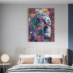 Tablou canvas pop art colaj statue antica multicolor 1093 dormitor - Afis Poster pop art colaj statuie antica multicolor pentru living casa birou bucatarie livrare in 24 ore la cel mai bun pret.