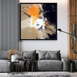 Tablou canvas portret abstract canvas multicolor moderen 2 - Afis Poster portret abstract multicolor pictura moderna multicolor pentru living casa birou bucatarie livrare in 24 ore la cel mai bun pret.