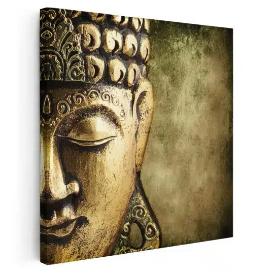 Tablou canvas portret statuie Buddha detaliu auriu 1307 - Afis Poster portret statuie Buddha detaliu auriu pentru living casa birou bucatarie livrare in 24 ore la cel mai bun pret.