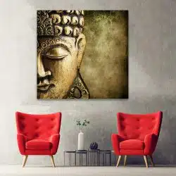 Tablou canvas portret statuie Buddha detaliu auriu 1307 hol - Afis Poster portret statuie Buddha detaliu auriu pentru living casa birou bucatarie livrare in 24 ore la cel mai bun pret.