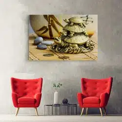 Tablou canvas statueta broaste testoase feng shui auriu1284 hol - Afis Poster statueta broaste testoase feng shui auriu maro pentru living casa birou bucatarie livrare in 24 ore la cel mai bun pret.