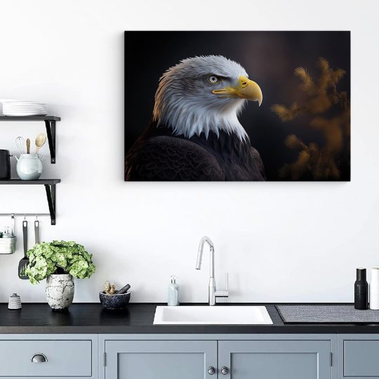 Tablou canvas vultur plesuv salbatic maro galben alb 1110 bucatarie - Afis Poster vultur plesuv salbatic maro galben alb pentru living casa birou bucatarie livrare in 24 ore la cel mai bun pret.