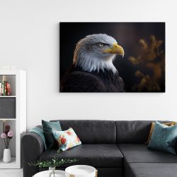 Tablou canvas vultur plesuv salbatic maro galben alb 1110 living - Afis Poster vultur plesuv salbatic maro galben alb pentru living casa birou bucatarie livrare in 24 ore la cel mai bun pret.