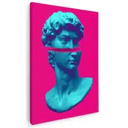 Tablou cap statuie David taiat in doua 3104