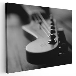 Tablou chitara electrica detaliu alb negru 1616 - Afis Poster Tablou chitara electrica alb negru pentru living casa birou bucatarie livrare in 24 ore la cel mai bun pret.