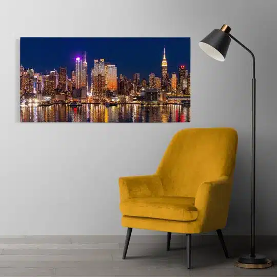 Tablou cladiri moderne New York noaptea 2088 tablou receptie - Afis Poster Tablou cladiri moderne New York noaptea pentru living casa birou bucatarie livrare in 24 ore la cel mai bun pret.