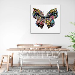 Tablou fluture stil Mandala multicolor 1427 bucatarie - Afis Poster fluture stil Mandala multicolor pentru living casa birou bucatarie livrare in 24 ore la cel mai bun pret.
