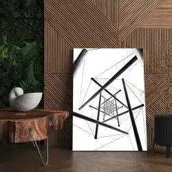 Tablou forme abstracte geometrice 1985 living - Afis Poster Tablou forme abstracte geometrice alb negru pentru living casa birou bucatarie livrare in 24 ore la cel mai bun pret.