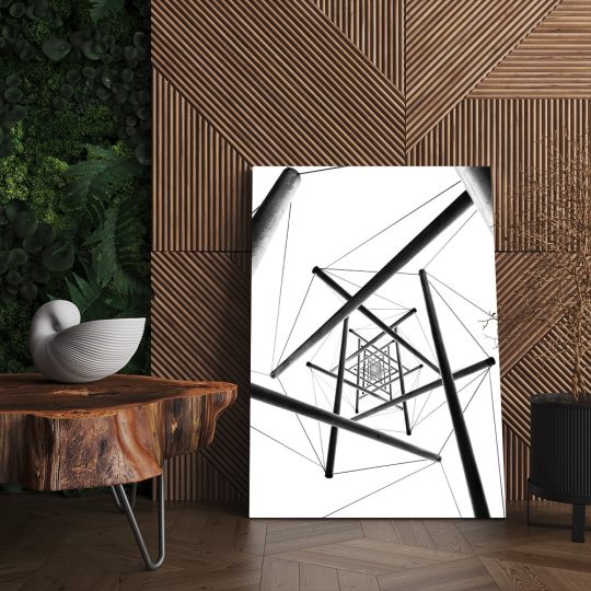 Tablou forme abstracte geometrice 1985 living - Afis Poster Tablou forme abstracte geometrice alb negru pentru living casa birou bucatarie livrare in 24 ore la cel mai bun pret.