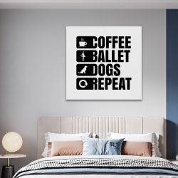 Tablou ilustratie simboluri cafea balet caini 2145 camera 1 - Afis Poster Tablou ilustratie simboluri cafea balet caini pentru living casa birou bucatarie livrare in 24 ore la cel mai bun pret.