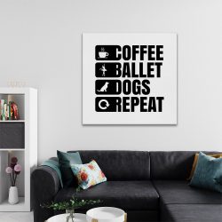 Tablou ilustratie simboluri cafea balet caini 2145 camera 2 - Afis Poster Tablou ilustratie simboluri cafea balet caini pentru living casa birou bucatarie livrare in 24 ore la cel mai bun pret.