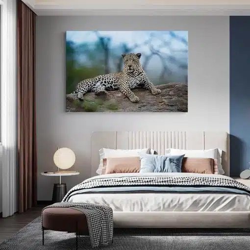 Tablou leopard odihnindu se 3250 dormitor