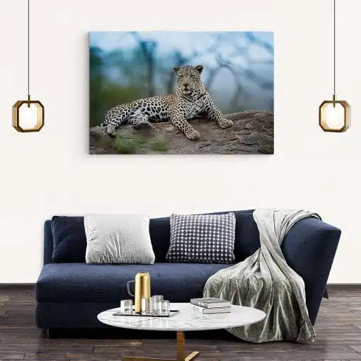 Tablou leopard odihnindu se 3250 living modern 2