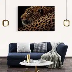 Tablou leopard odihnindu se 3251 living modern 2