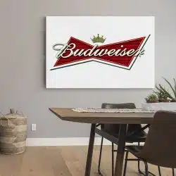 Tablou logo Budweiser 4085 bucatarie4