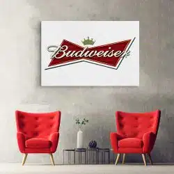 Tablou logo Budweiser 4085 hol