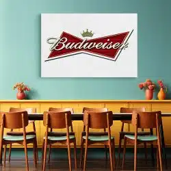 Tablou logo Budweiser 4085 restaurant