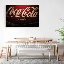 Tablou logo Coca Cola vintage 4084 bucatarie3