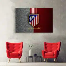 Tablou logo echipa Atletico Madrid FC fotbal 3305 hol