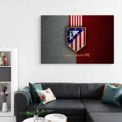 Tablou logo echipa Atletico Madrid FC fotbal 3305 living