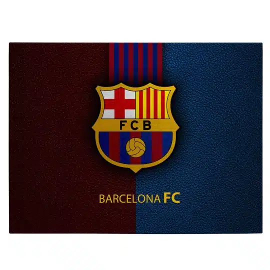 Tablou logo echipa Barcelona FC fotbal 3302 front