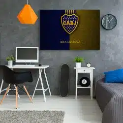 Tablou logo echipa Boca Juniors CA fotbal 3308 camera tineret