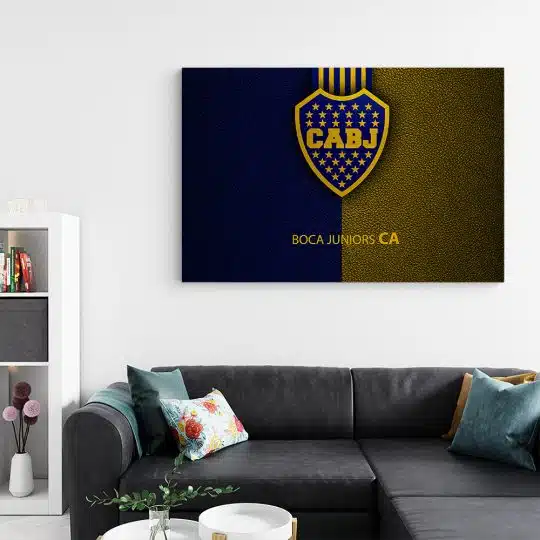 Tablou logo echipa Boca Juniors CA fotbal 3308 living