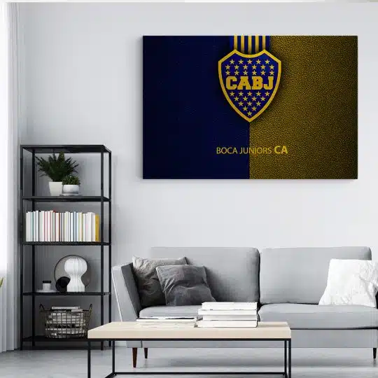 Tablou logo echipa Boca Juniors CA fotbal 3308 living modern 4