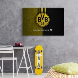 Tablou logo echipa Borussia Dortmund FC fotbal 3309 camera adolescent