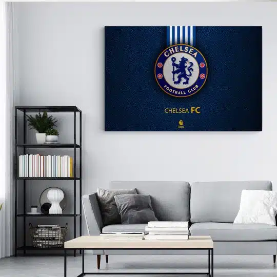 Tablou logo echipa Chelsea FC fotbal 3310 living modern 4